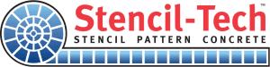 Stencil tech decorative concrete