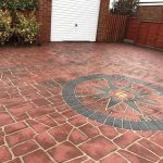 stencil design driveways